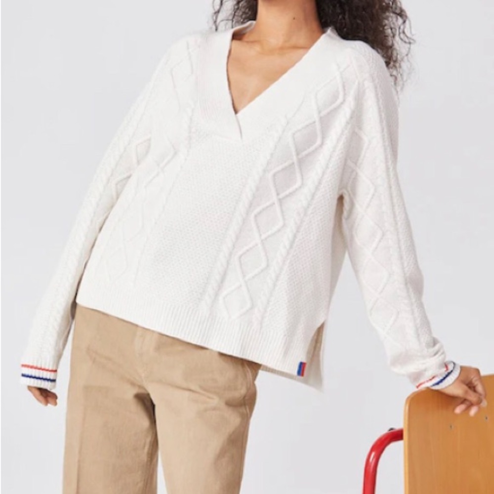 Sold out online! NWT, KULE, THE AINSLEYCREAM Sweater, size XL, NWT